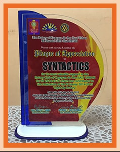 2015 Plaque of appreciation - Rotary of Cagayan de oro east urban-min
