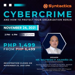 Syntactics Cybercrime Training Rerun 1080X1080